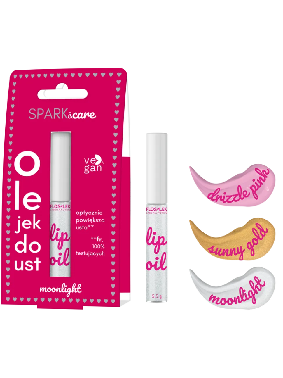 Flos-Lek Lip Care, olejek do ust, moonlight, 5,5 g