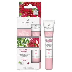 Flos-Lek Pharma, żel do powiek i pod oczy ze świetlikiem i algami, 15 ml