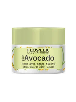 Flos-Lek Rich Avocado, krem anti-aging tłusty na dzień i na noc, 50 ml