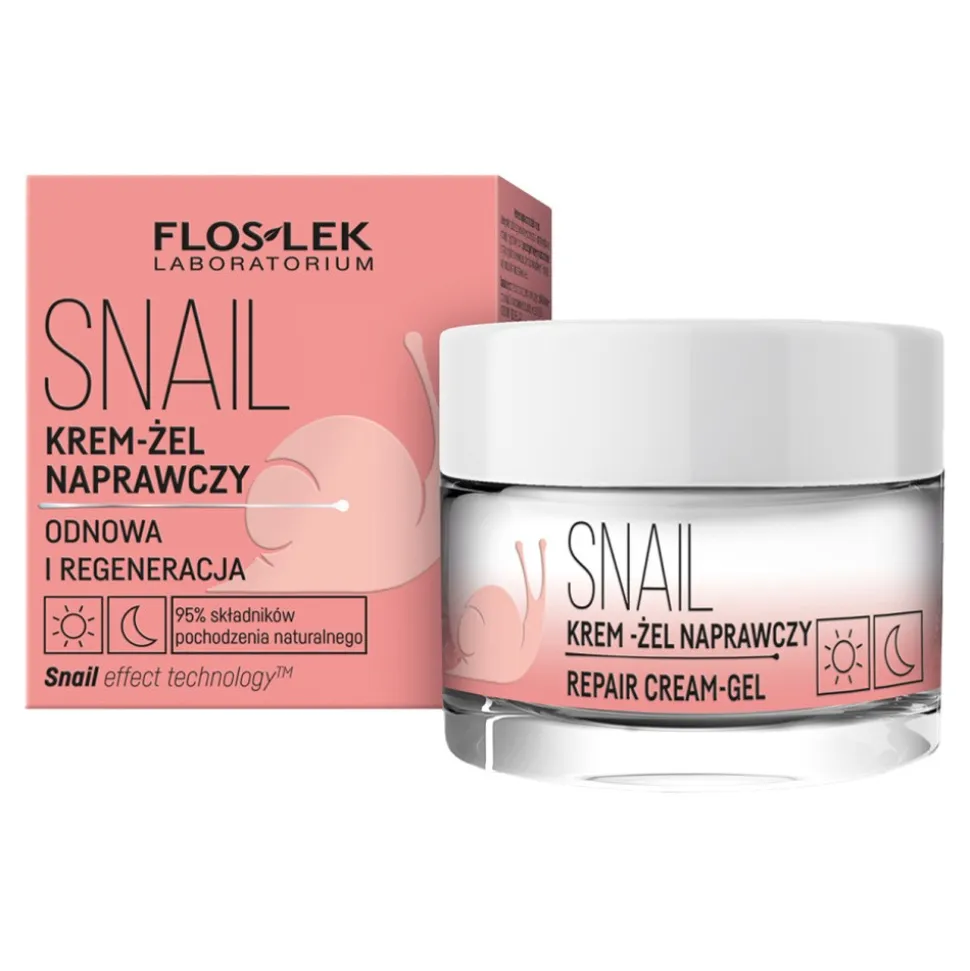 Flos-Lek Snail, krem-żel naprawczy, 50 ml