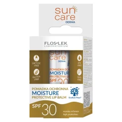 Flos-Lek Sun Care Derma Moisture, pomadka ochronna SPF 30, 1szt.