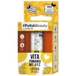 Flos-Lek Vege Lip Care Vita, pomadka witamina A, E, C, 1 szt.