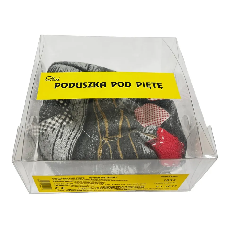 Flos, poduszka gorczycowa pod piętę, 1 szt.