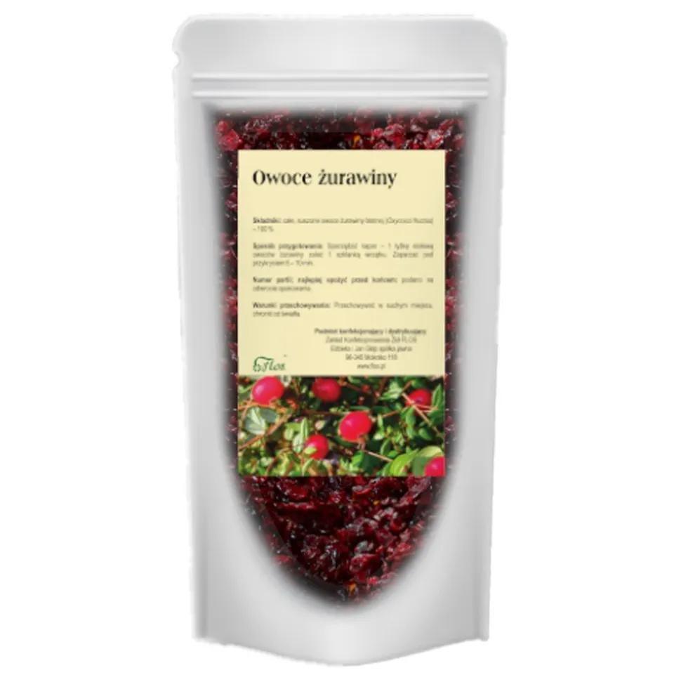 Flos, Żurawina owoce, 50 g