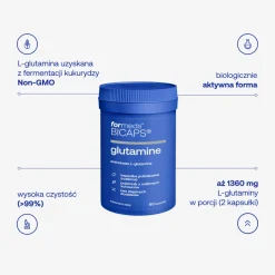 Formeds Bicaps glutamine, kapsułki, 60 szt.