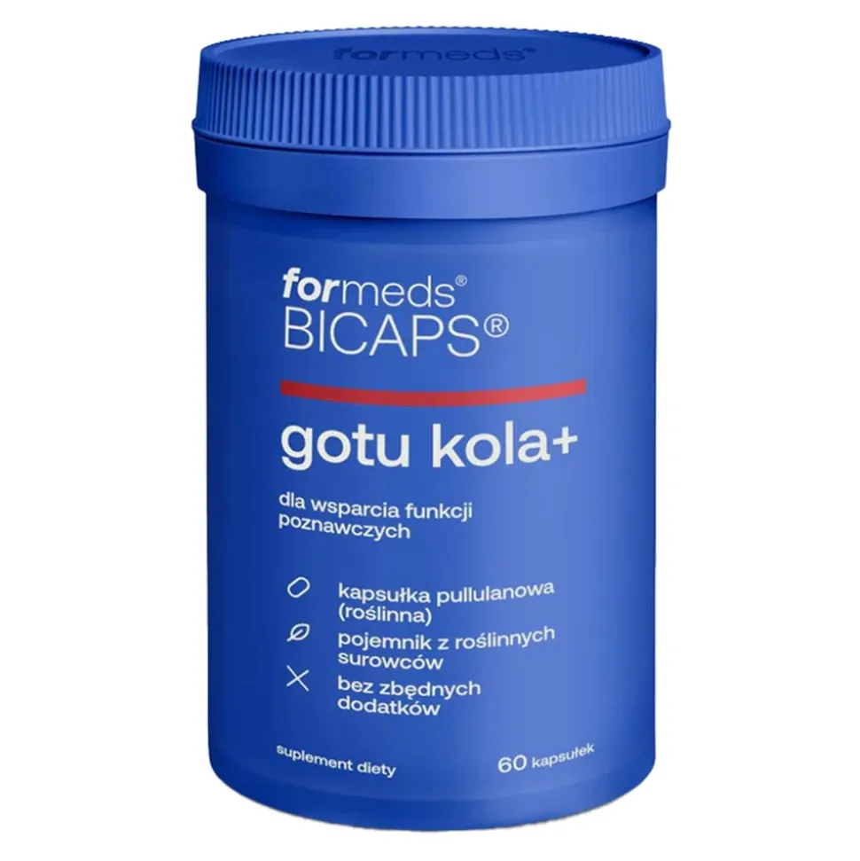 Formeds Bicaps Gotu Kola+, kapsułki twarde, 60 szt.