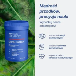 Formeds Bicaps Gotu Kola+, kapsułki twarde, 60 szt.