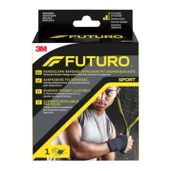 Futuro Basic Sport, regulowana opaska stabilizująca nadgarstek, czarna, 1 szt.
