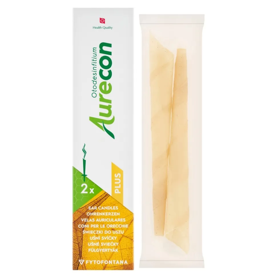 Fytofontana Aurecon plus, świece do uszu, 2 szt.