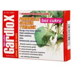 Gardlox, ziołowe tabletki do ssania, bez cukru, 16 szt.