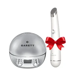 Garett Beauty Pretty Face + Glow Eye, zestaw innowacyjnych masażerów do pielęgnacji twarzy i okolic oczu, 2 szt.