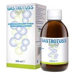 Gastrotuss Light, syrop przeciwrefluksowy, niskokaloryczny, 500 ml