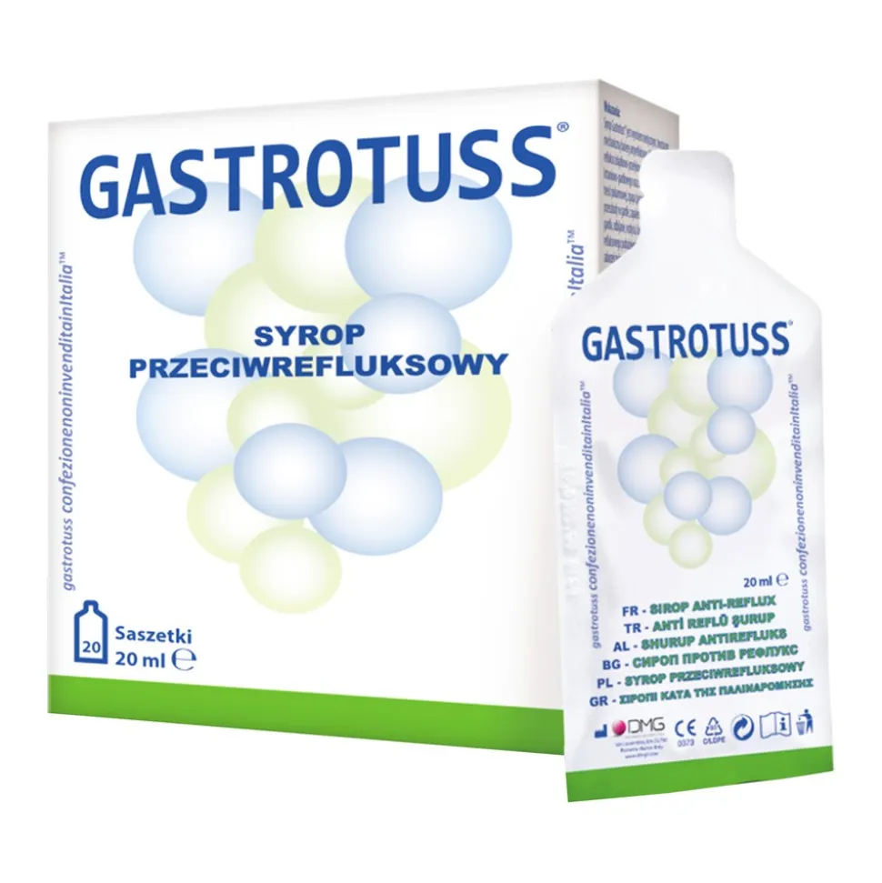 Gastrotuss, syrop przeciw refluksowi, saszetki, 20 szt.