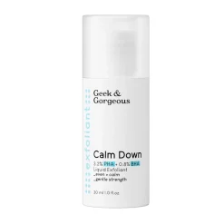 Geek & Gorgeous Calm Down, delikatny tonik kwasowy do twarzy z 4% kwasów PHA + BHA, 100 ml