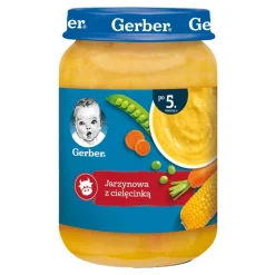 Gerber, jarzynowa z cielęcinką, 5 m+, 190 g