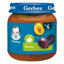Gerber, śliwki, 4 m+, 125 g