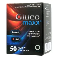 Glucomaxx, paski testowe do glukometru, 50 szt.
