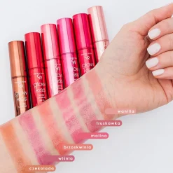 Golden Rose Glow Kiss Tinted Lip Balm, koloryzujący balsam do ust, 02 Strawberry, 3 g