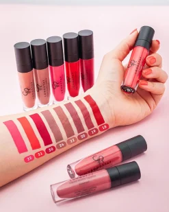 Golden Rose Longstay Liquid Matte Lipstick, matowa pomadka w płynie, 13, 5,5 ml