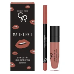 Golden Rose Matte Lipkit, zestaw do makijażu ust, sable, 7,6 g