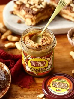 Good Noot Choco & Peanoot Crunchy, krem z orzechów arachidowych i czekoladą z kawałkami orzechów bez dodatku cukru, 330 mg