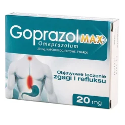 Goprazol Max, 20 mg, kapsułki dojelitowe, twarde, 14 szt.