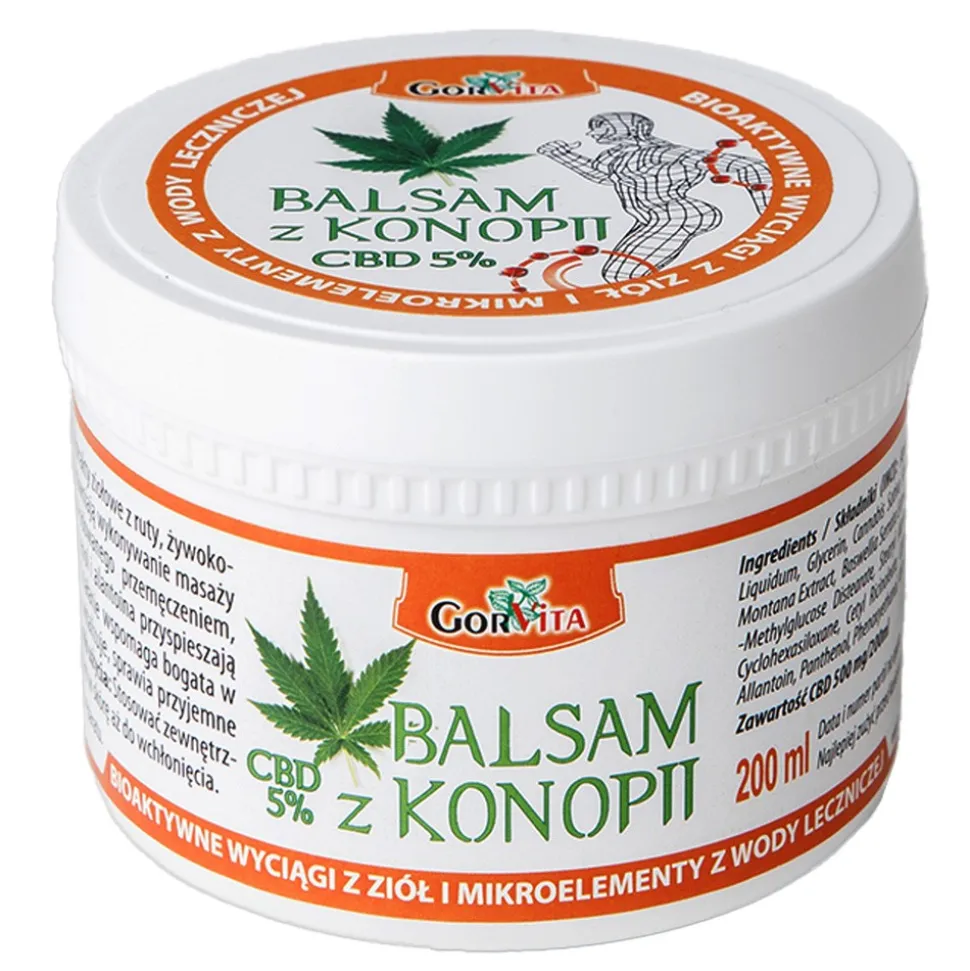 Gorvita Balsam z konopii, 200 ml