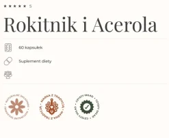 Gorvita Rokitnik i Acerola, kapsułki, 60 szt.