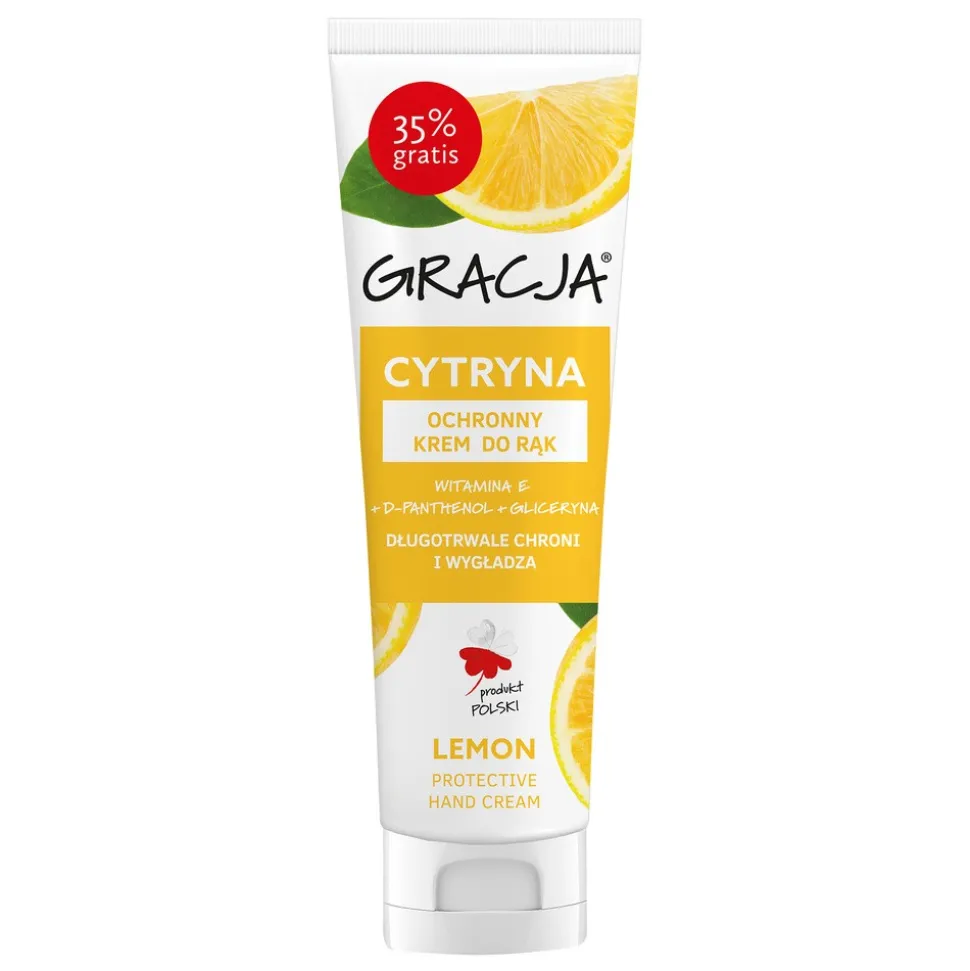 Gracja, ochronny krem do rąk, cytryna, 100 ml