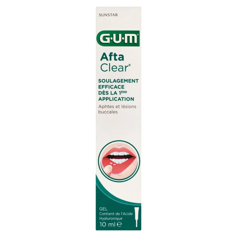 Gum AftaClear, żel na afty, 10 ml