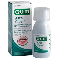 Gum AftaClear, płyn do płukania jamy ustnej, 120 ml