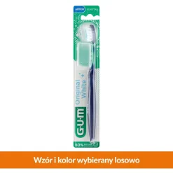 Gum Original White Medium, szczoteczka do zębów, 1 szt.