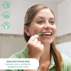 Gum Soft-Picks Pro, gumowa szczoteczka międzyzębowa M, 30 szt.