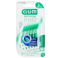 Gum Soft-Picks Pro, szczoteczka międzyzębowa, Large 691, 30 szt.