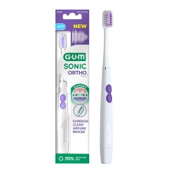 Gum Sonic Ortho, soniczna szczoteczka do zębów, 1 szt.