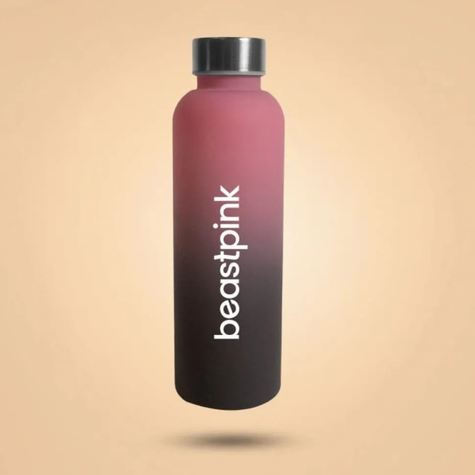 GymBeam BeastPink, butelka Thirst Trap Gradient 500 ml, 1 szt.