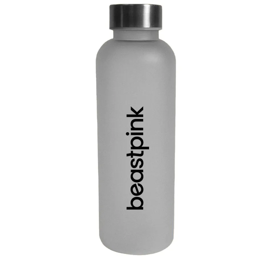GymBeam BeastPink, butelka Thirst Trap White 500 ml, 1 szt.