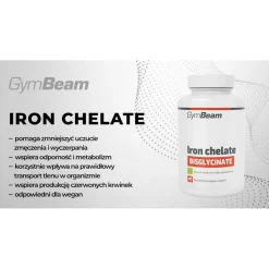 GymBeam Chelat żelaza, kapsułki, 90 szt.