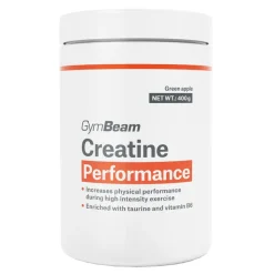 GymBeam Creatine Performance, proszek, smak zielone jabłko, 400 g