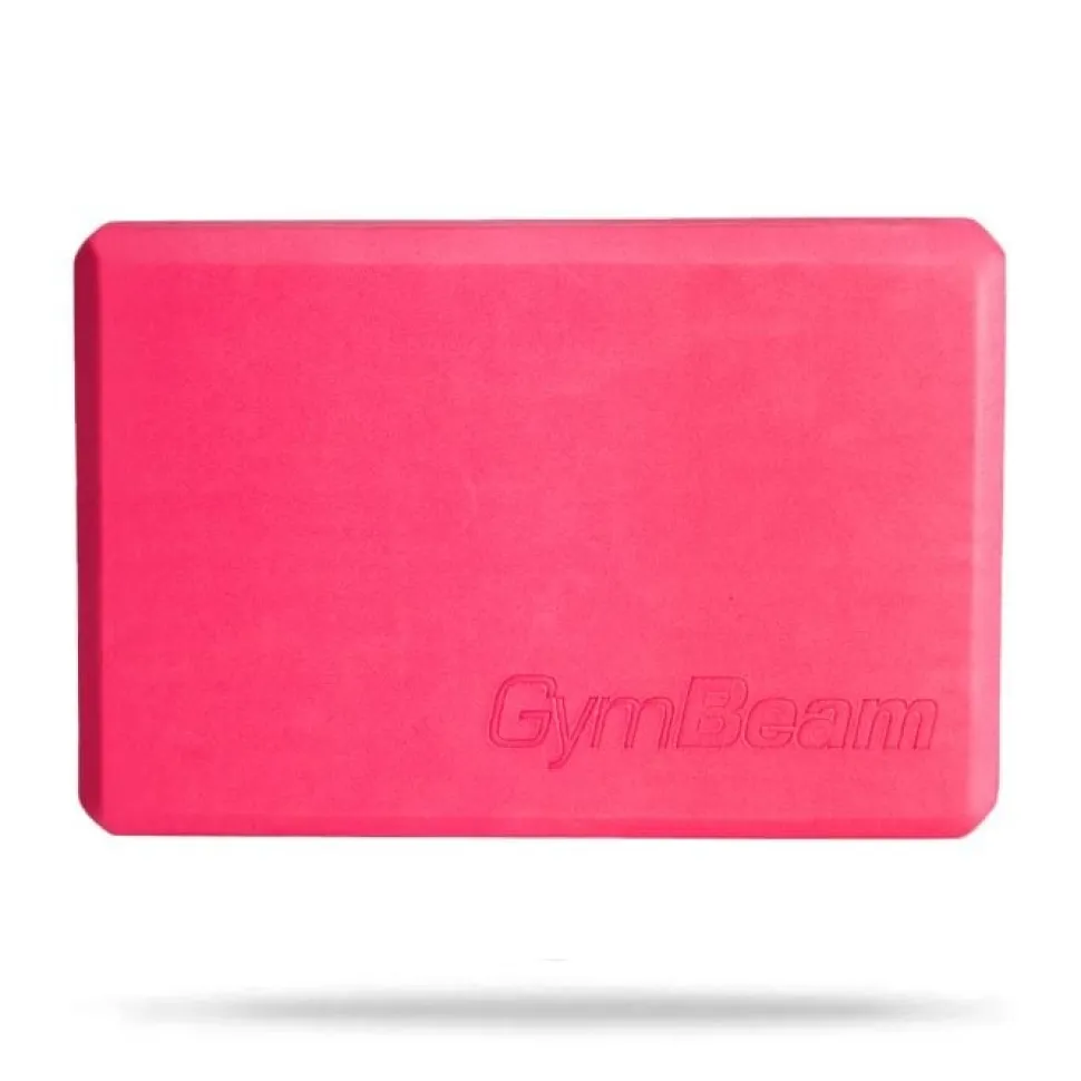 GymBeam, kostka do jogi, różowa, 1 szt.