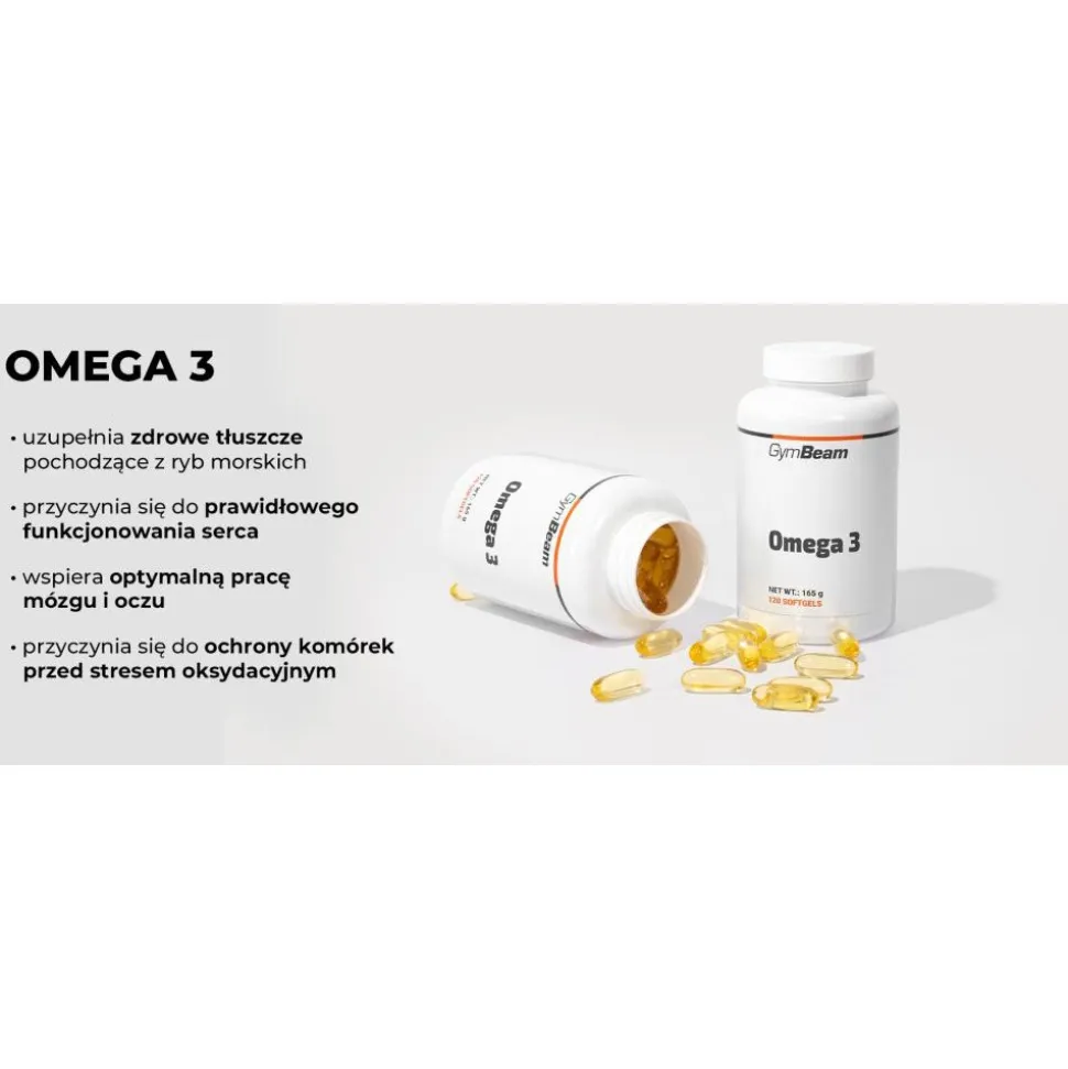GymBeam Omega 3, kapsułki, 240 szt.
