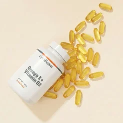 GymBeam Omega 3 + Witamina D3, kapsułki, 90 szt.