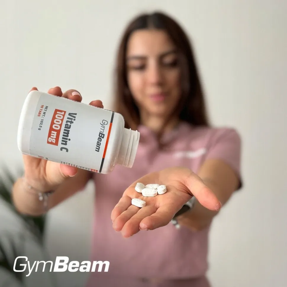GymBeam Witamina C 1000 mg, tabletki, 30 szt.