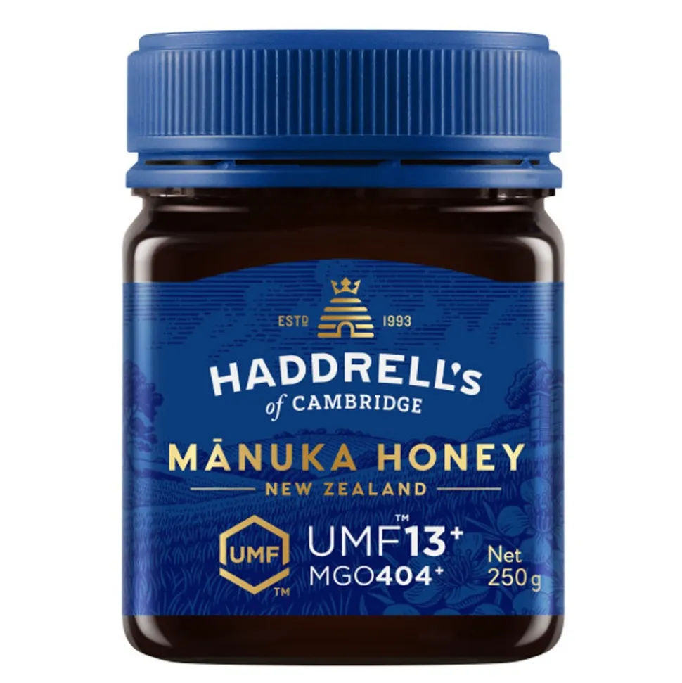 Haddrell's, Manuka Honey, miód manuka UMF13+, MGO404+, 250 g
