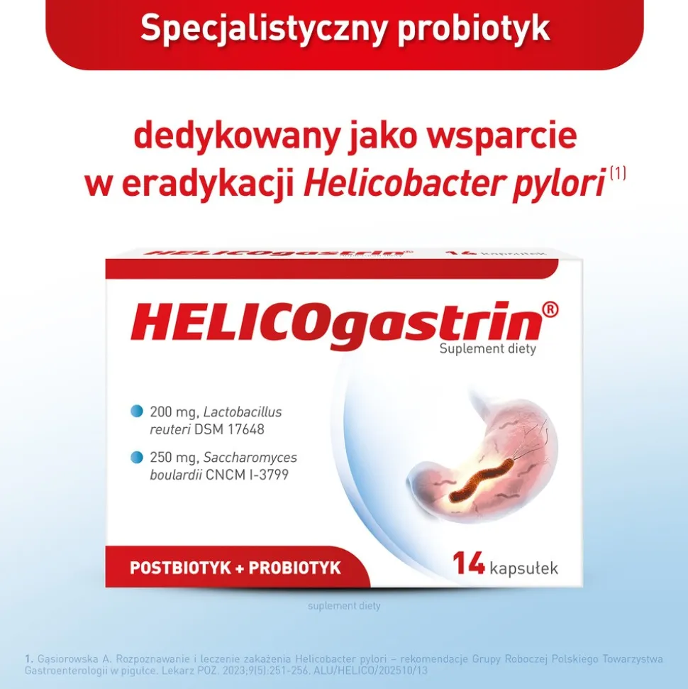 HELICOgastrin, kapsułki, 28 szt.