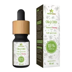 HempKing Olej CBD 15% Natural Strong, krople, 10 ml