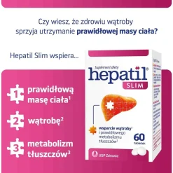 Hepatil Slim, tabletki, 60 szt.