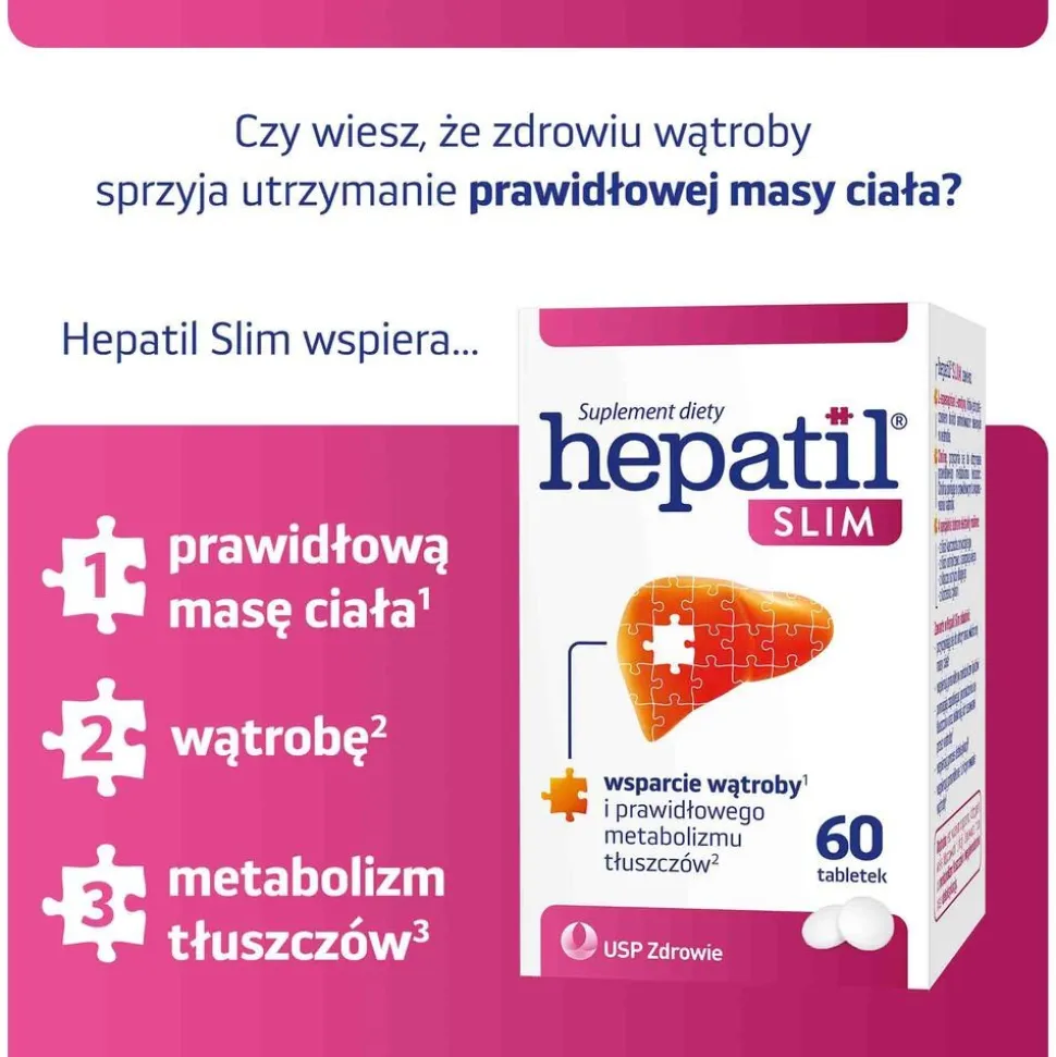 Hepatil Slim, tabletki, 60 szt.