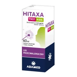Hitaxa Fast Kids, 0,5 mg, roztwór doustny, 60 ml