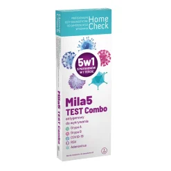 Home Check Mila 5 Combo, test antygenowy, 5w1, 1 szt.